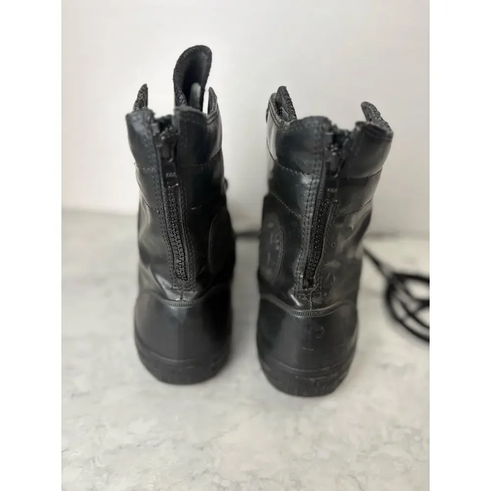 Converse Chuck Taylor All Star extra high black rubber boots women's size 8 - Picture 2 of 7